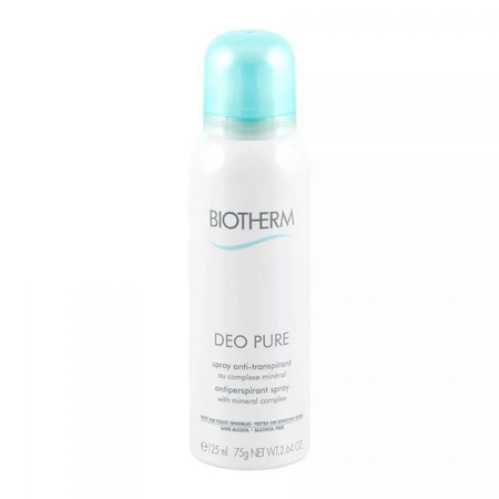 Biotherm Deo Pure Spray Antiperspirant 125ml dezodorant w spray'u z aktywnym kompleksem mineralnym