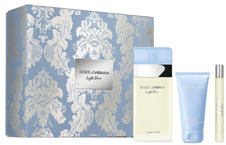 Dolce&Gabbana Light Blue 100ml Eau de Toilette + 10ml Eau de Toilette + 50ml Body Cream