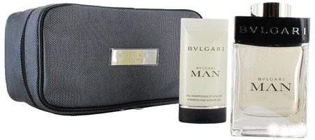 Bvlgari Man 100ml Eau de Toilette+75ml Shower Gel+Pouch