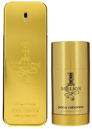 Paco Rabanne 1 Million 100ml Eau de Toilette + 75ml deo stick