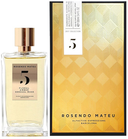 Rosendo Mateu no.5 Floral Amber Sensual Musk 100ml Eau de Parfum