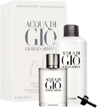 Giorgio Armani Acqua Di Gio 200ml Eau de Toilette + 50ml Eau de Toilette